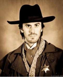 Ryan Miller dressed as Doc Holliday from Tombstone