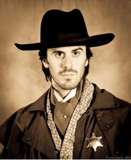 Ryan Miller dressed as Doc Holliday from Tombstone